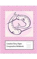 Primary Composition Notebook with Creative Drawing Space
