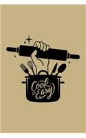 Cook It Easy: Blank Lined Journal to Write in - Ruled Writing Notebook