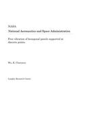 Free Vibration of Hexagonal Panels Supported at Discrete Points