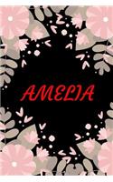Amelia Personalised Flower Writing