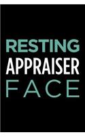 Resting Appraiser Face: Blank Lined Novelty Office Humor Themed Notebook to Write In: With a Practical and Versatile Wide Rule Interior