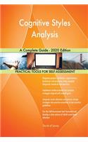 Cognitive Styles Analysis A Complete Guide - 2020 Edition