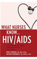 What Nurses Know...HIV/AIDS
