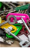 Cool Colorful Keys, Locks, and Key Chains Journal: Take Notes, Write Down Memories in this 150 Page Lined Journal