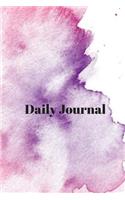 Daily Journal: 6" x 9", Lined Journal, For Writing, blank book, Durable Cover,150 Pages