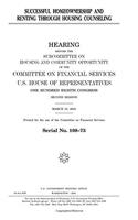Successful Homeownership and Renting Through Housing Counseling
