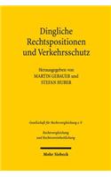 Dingliche Rechtspositionen und Verkehrsschutz