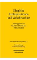 Dingliche Rechtspositionen Und Verkehrsschutz