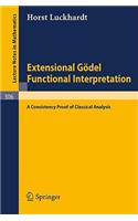 Extensional Gödel Functional Interpretation: A Consistensy Proof of Classical Analysis