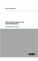 Viktor Kaplans Patente und Patentstreitigkeiten