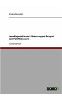 Lesediagnostik und -förderung am Beispiel von Fünftklässlern