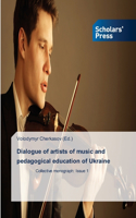 Dialogue of artists of music and pedagogical education of Ukraine