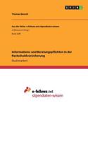 Informations- und Beratungspflichten in der Restschuldversicherung