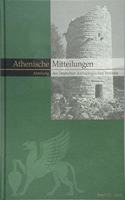 Mitteilungen Des Deutschen Archaologischen Instituts, Athenische Abteilung