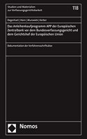 Das Anleihenkaufprogramm App Der Europaischen Zentralbank VOR Dem Bundesverfassungsgericht Und Dem Gerichtshof Der Europaischen Union