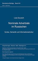 Nominale Adverbiale Im Russischen