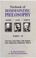 Textbook of Homeopathic Philosophy