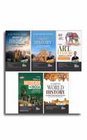 Combo (set of 5 Books) HISTORY - Ancient, Medieval, Modern India, Art & Culture & World for Civil Services Mains (GS & Optional) & Prelims | Powered with Infographics, Mindmaps, Pictures & Tables