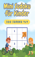 Mini-Sudoku für Kinder von 6-8 Jahren, von leicht bis schwer, 4x4-Raster