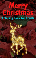 Merry Christmas Coloring Book For Adults