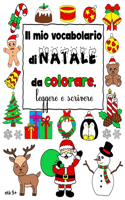 Il mio vocabolario di Natale da colorare, leggere e scrivere