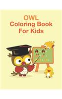 Owl Coloring Book For Kids