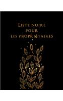 Liste noire pour les propriétaires