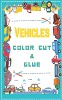 Color Cut & Glue Vehicles