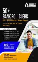 50+ Bank Po & Clerk 3.0 | 2017-2022 Previous Years' Memory Based Papers Book (English Printed Edition)