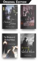 Original Sherlock Holmes Books Set Of 4 By Sir Arthur Conan Doyle, The Adventures Of Sherlock Holmes Book, The Case Book Of Sherlock Holmes, Sherlock Holmes His Last Bow, The Return Of Sherlock Holmes