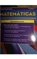Prentice Hall Math Course 1 Spanish Reading and Math Literacy Blackline Masters 2004 C