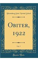 Obiter, 1922, Vol. 7 (Classic Reprint)
