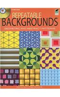 Repeatable Backgrounds: Geometric and Abstract Patterns CD-ROM and Book