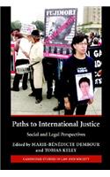 Paths to International Justice