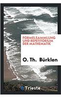 Formelsammlung Und Repetitorium Der Mathematik