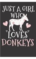 Donkey Girl Gift Notebook