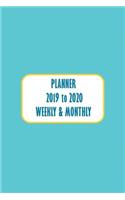 Academic Planner Appointment Book Pastel Blue