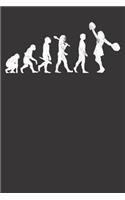 Notebook 6x9 120 Pages: College Ruled Cheerleading Evolution Funny Cheerleader Gift