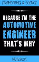 Engineering & Science Notebook: Composition Book for Automotive Engineers or Engineering Students (100 Pages Half Squared 4x4 Graph Paper Half Wide Ruled Lined Paper)