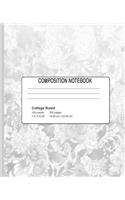 Composition Notebook - College Ruled 100 Sheets 200 Pages 7.5 x 9.25 - 19.05 cm x 23.50 cm: School Composition Notebook Study Aids