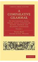 Comparative Grammar of the Sanscrit, Zend, Greek, Latin, Lithuanian, Gothic, German, and Sclavonic Languages 3 Volume Paperback Set