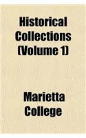 Marietta College Historical Collections Volume 1