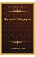 Elements Of Metaphysics