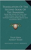 Translation of the Second Book of the Ramayan