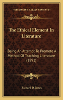 Ethical Element In Literature