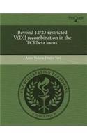 Beyond 12/23 Restricted V(d)J Recombination in the Tcrbeta Locus