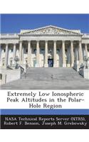Extremely Low Ionospheric Peak Altitudes in the Polar-Hole Region: (English)