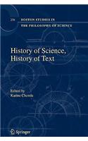 History of Science, History of Text