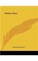 Kabiric Rites