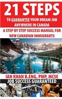 21 Steps to Guarantee your Dream Job Anywhere in Canada